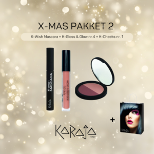 Karaja - Kerstpakket 2 | K-Wish Mascara + K-Gloss & Glow n. 4 + K-Cheecks n.1