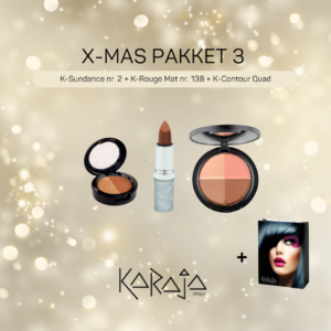 Karaja - Kerstpakket 3 | K-Sundance n. 2 + Rouge Mat n. 138 + Contour Quad